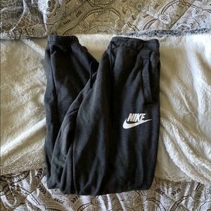 Nike “Just Do It” sweatpants.